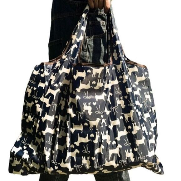 Dog Print Reusable Tote - Picture 5 of 5